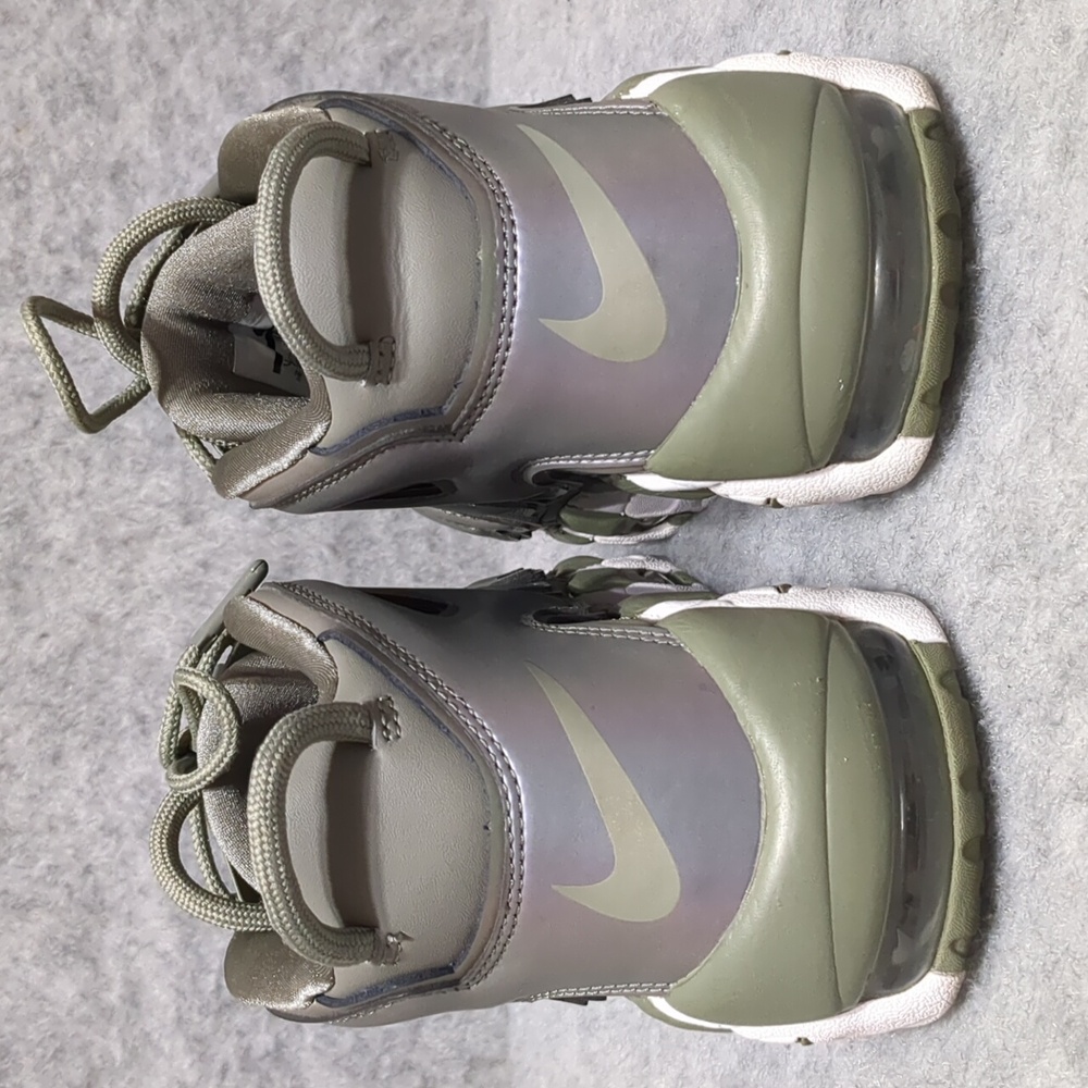 Nike Air More Uptempo Stucco Green Women's Shoes Size 7.5 - Picture 3 of 9
